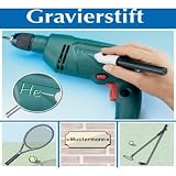 Gravierstift batteriebetrieben für Glas, Metall, Stein