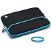Black with Blue Trim Neoprene Protective Sleeve Cover Carrying Case with Exterior Accessory Pocket for Superpad 10.2