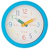 Kids Clock - Tell The Time clocks - Wall Clock, Blue - London Clock Company