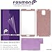 Fosmon SHINING-DIAMOND Front + Back Protective Skin with Clear Screen Protector Shield for Samsung Galaxy Note 3 / Note III (Pink)