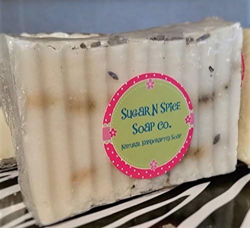 Handmade Organic soap coconut oil, olive oil, shea butter, and lavender flowers (1)