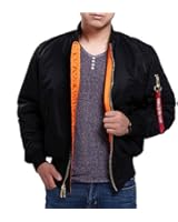 Seibertron Men's MA-1 Bomber Flight Jacket