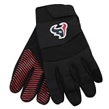 NFL McArthur Houston Texans Black Deluxe Utility Work Gloves