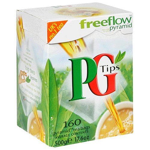 PG Tips Pyramid Tea Bags 160ct (Case of 4) by PG Tips
