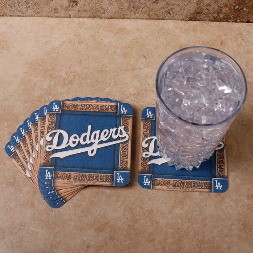 L.A. Dodgers 8-Pack Absorbent PaperKraft Coasters