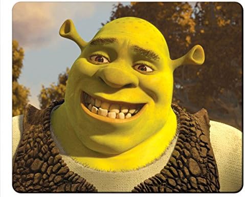 Mouse Pads,Black Buttom With Natural rubber,Precision Fabric,Designed With Hot And Popular Images For The Mouse Pads_Shrek Forever After Movie A5