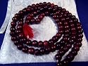 MAL18 Mala Meditation Beads + Bag: Rosewood
