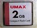 UMAX CFカード 2GB 60X CF2GB 87049623-0001
