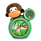 BABY ZOO Sleeptrainer Kinderwecker Kinderuhr Wecker Uhr Affe Jungel / GRÜN