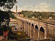 High Bridge Aqueduct Over Harlem River, ca. 1901 - Exceptional Print of a Vintage Photochrom Image from the Library of Congress Collection
