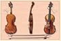Art Poster, The Hellier Stradivarius and Two Old Bows - 27.5 x 18.75