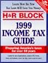 H&R Block 1999 Income Tax Guide (Annual)
