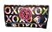Xoxo Abstraction Flap Over Credit Card Checkbook Wallet