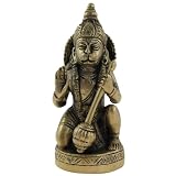 Sitting Statue Lord Hanumaan Brass Figurine