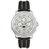 Invicta Men's 3002 II Collection Multi-function Black Leather Watch