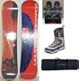New 2003 Liquid Hot Rod 104 cm Kid's snowboard package