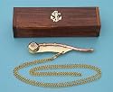 Navy Boatswain's Pipe with Hardwood Case