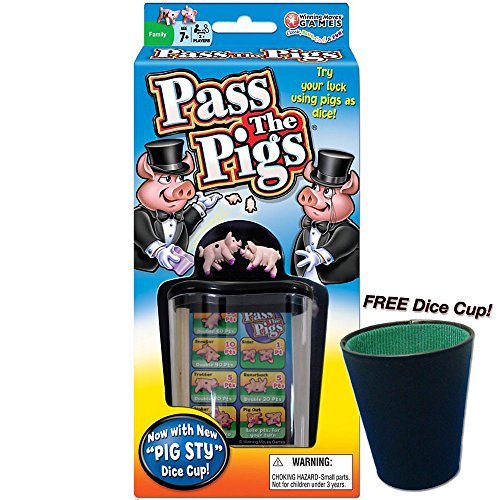 Pass the Pigs Game with Free Dice Cup