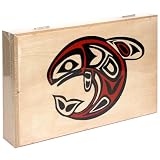 Alaska Smokehouse Smoked Salmon Fillet in Wood Gift Box, Assorted Designs, 8-Ounce Each (Pack of 2) by Alaska Smokehouse On Sale