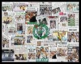 Boston Celtics NBA Finals Championship Newspaper Collage