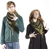 Black/Olive Kafiyah Scarf