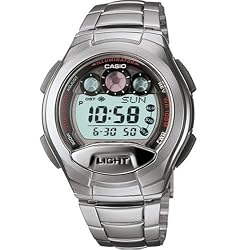 Casio Men's W755D-1AV Classic Silver-Tone Band Sport Watch