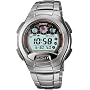 Casio Men's Classic Silver-Tone Band Sport Watch #W755D-1AV