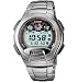 Casio Men's Classic Silver-Tone Band Sport Watch #W755D-1AV