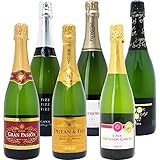 本格シャンパン製法の極上の泡6本セット((W0GX75SE))(750mlx6本ワインセット)