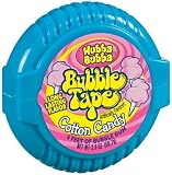 Hubba Bubba Bubble Gum Tape, Cotton Candy, 2-Ounce Tapes (Pack of 24)