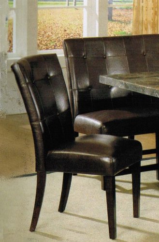 Set of 2 Parson Dining Chairs in Espresso Bycast