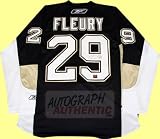 Autographed Marc-Andre Fleury Pittsburgh Penguins Jersey