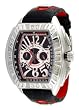 Adee Kaye #AK7230-M Men's Oversized Big Numerals Leather Band Chronograph Watch