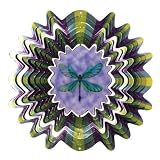 Iron Stop DA17010 Designer Animated Dragonfly Wind Spinner