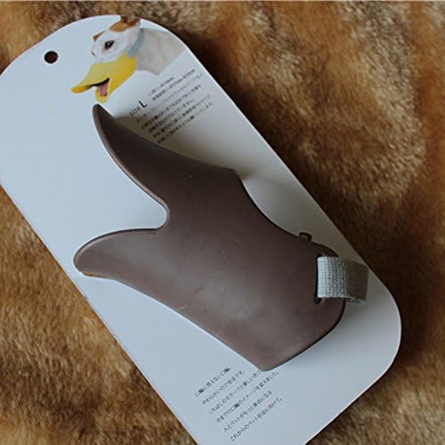 Coffee Oppo Pet Small Dog Care Muzzle Quack Duck Bill Design Pet Protection M Size