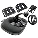 ARKON TT112 Deluxe Non-Skid / Friction Style Weighted Dashboard Mount with Safety Hook