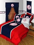 NY Yankees MLB Full Comforter & Sheet Set (5 Piece Bedding)