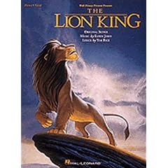 The Lion King : Songbook for piano/ voice guitar music by elton john - Noten/sheet music