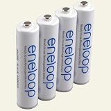 eneloop Rechargeable Batteries, 4-pack AAA