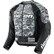 Icon Merc Team Stage 3 Men's Textile Road Race Motorcycle Jacket