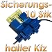 10 St�ck KFZ Sicherungshalter f�r Schnellmontage - mit Schneide- / Klemmtechnik -
