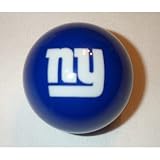 New York Giants (Home Color) Ball with Logo Billiard Pool Table Cue Ball / 8 Ball