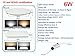 xtf2015 Super Bright Ultra-thin LED Panel Light Ceiling Lamps Recessed Light Fixture Kit with Led Driver-6W Round, Warm White, 4.7