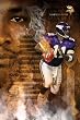 Daunte Culpepper Inferno Minnesota Vikings POSTER NFL - 24" x 36"