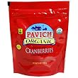 Pavich Organic Dried Cranberries, 4-Ounces (Pack of 12)