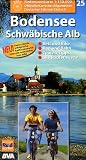 ADFC Radtourenkarten, Bodensee, Schw�bische Alb