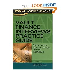 Vault Finance Interviews Practice Guide