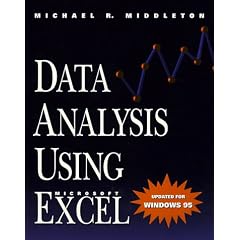 Data Analysis Using Microsoft Excel: Updated for Windows 95