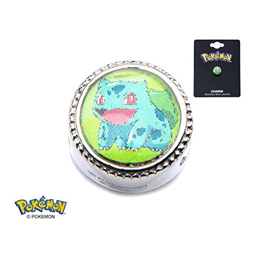 Pokemon Squirtle Water Drop 316L Surgical Steel Bead Charm