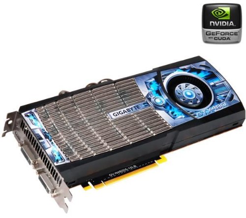 Gigabyte GeForce GTX480 Grafikkarte (PCI-e, 1536MB GDDR5 Speicher, 2xDVI-I, HDMI HDCP)
